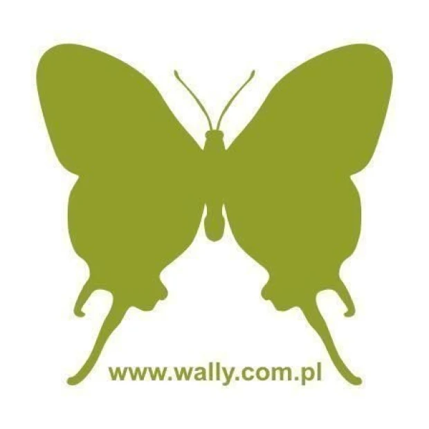 Elegant butterfly sticker in vibrant green, perfect for brightening up modern interiors.