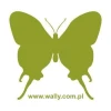 Elegant butterfly sticker in vibrant green, perfect for brightening up modern interiors.