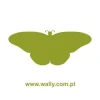 Stylish green butterfly sticker 024, perfect for brightening up modern interiors.