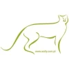 Stylish panther sticker 74 in a minimalist design, perfect for modern interiors.