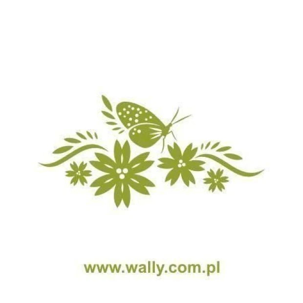 Chinese sticker 57 in pastel shades, perfect for a cozy interior, adding charm and freshness.