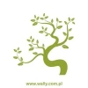 Stylish tree sticker 0772 in a fresh green shade, perfect for modern interiors.