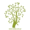 Stylish tree sticker 0773 in a fresh green shade, perfect for enlivening modern interiors.