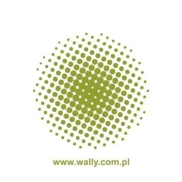 Abstract sticker 0788 in shades of green, perfect for modern interiors, adding character.