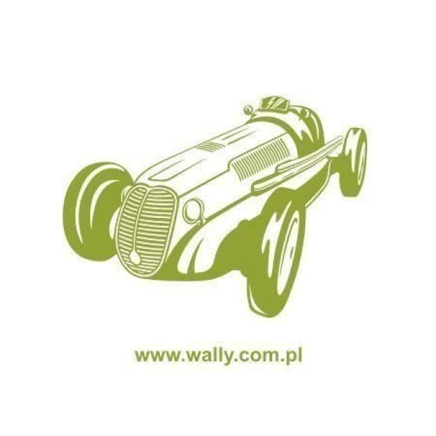Stylish sports car sticker 0817 in light green, perfect for a modern youth room.