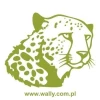 Stylish cheetah sticker in shades of green, perfect for a modern boho interior.