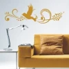 Elegant Japanese sticker with a bird motif, perfect for a modern living room, adds warmth and harmony.