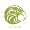 Stylish eagle sticker 0806 in green shades, perfect for modern interiors, adding a dynamic touch.