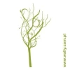 Elegant tree sticker 0945 in soft green shades, perfect for a modern interior.