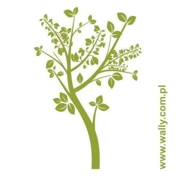 Stylish tree-shaped sticker, perfect for decorating a cozy children\'s room or modern space.