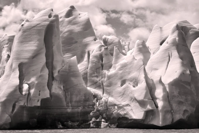 Ice rock wall mural FP 3771 - Graphic design featuring sharp-edged ice formations.