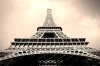 Eiffel Tower wall mural FP 4082 - Graphic design. View from below, showcasing construction details.