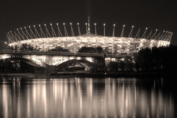 National Stadium wallpaper FP 5517 - Modern interior design with walls in muted colors.