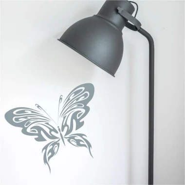 Fire butterfly painting template 2349 - Room setup with light next to bright walls.