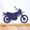 Motorcycle stencil 2309 - Graphic design featuring a motorcycle shape with clear details like wheels.
