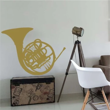Horn painting template 2259 - Living room setup with light-colored walls and modern furniture.