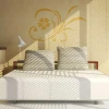 Painting template 2227 - Bedroom decor. Light-colored walls, minimalist furniture.