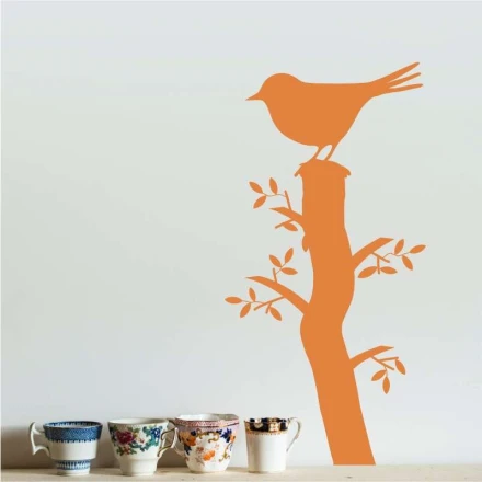 Painting Stencil On Tree 2371