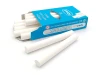 Dust-free school chalk set of 10 pieces - graphic design. Pack includes white chalk on a blue background.