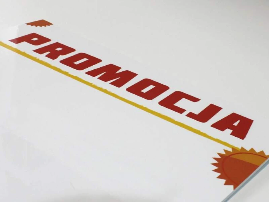 Magnetic whiteboard 026 promotion - Graphic design with the word PROMOTION in red on a white background.