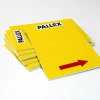 Custom dry-erase board with your design, perfect for a modern office in vibrant yellow.