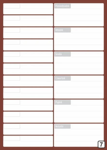 Magnetic dry-erase meeting planner board with weekly calendar, featuring a simple grid layout.