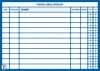 Lean 108 dry-erase planning board - Graphic design with a simple layout featuring rectangular fields and headers.