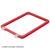 Dry-erase board in A2, A3, A4, A5, A6 sizes with a graphic design. Rectangular frame in red color.