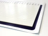 Magnetic whiteboard notebook 111 - Graphic design with visible horizontal lines on a light background.