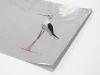 Dry-erase board bird 230 - Graphic design featuring a long-legged bird with a white body and black accents.