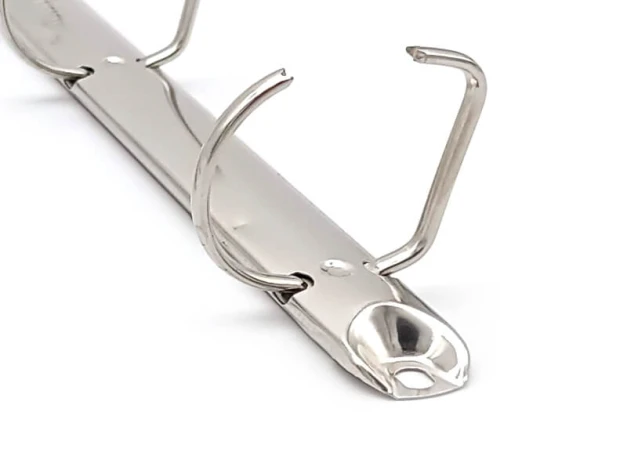 Magnetic ring holder for notes 20mm - Graphic design. Rectangular holder with two holes.