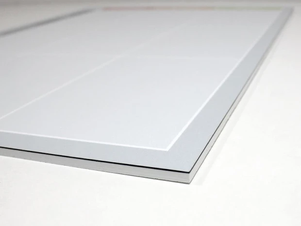 Magnetic dry-erase Kanban board 096 - Graphic design. Simple rectangular shape divided into sections.