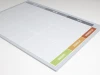 Magnetic dry-erase Kanban board 096 - Graphic design with a simple grid of rectangles in various colors.