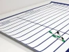 Magnetic task board, lean dry-erase board 107 - Graphic design with simple grid of horizontal and vertical lines.