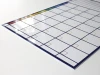 Weekly dry-erase magnetic planner board 261 - Graphic design with a simple grid of rectangles in various colors.