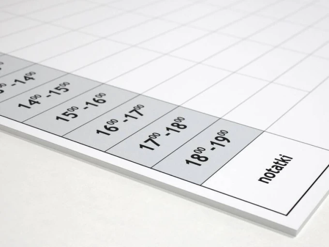 Practical dry-erase board 040 with a weekly planner, perfect for a modern office or cozy space.