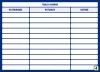 Lean 115 dry-erase Kanban board - Graphic design with a simple structure featuring three columns and horizontal lines.