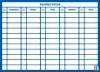 Magnetic dry-erase meeting calendar Lean 114 - Simple grid with days of the week and hours.