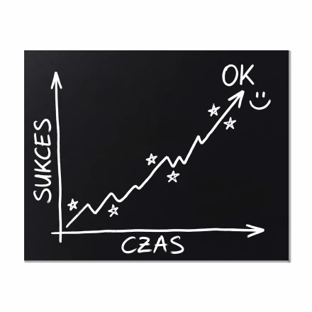 Black Magnetic Dry-Erase Board in any size