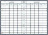 Lean 118 dry-erase planning board - Graphic design with a simple grid divided by days of the week and hours.