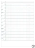 Magnetic whiteboard calendar, universal design 280 - Simple grid with month names and blank spaces.