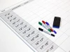 Magnetic whiteboard 040 weekly planner - Simple grid with days of the week and time slots.