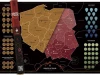 Scratch & Travel Poland Map - Graphic design. Map divided into regions with icons and colorful areas.