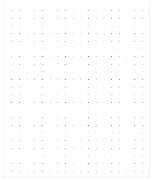 Magnetic dry-erase overlay with dot pattern 01 - White surface featuring a regular arrangement of small gray dots.