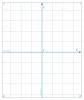 Magnetic dry-erase overlay with coordinate grid 09 - Graphic design. Grid with X and Y axes divided into quadrants.