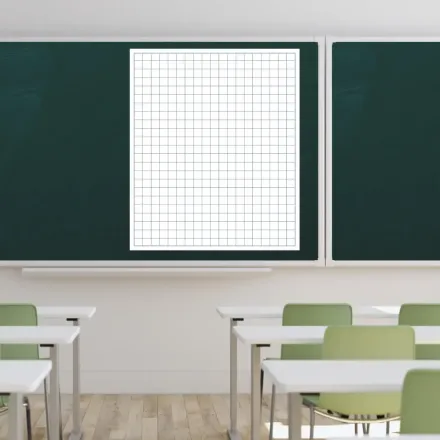 Magnetic Cap Dry Erase Grid 4 cm 06
