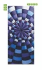 Balloon bowl door wallpaper FP 5817 - Graphic design with spiraled stripes in shades.