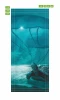 Children\'s door wallpaper turtle FP 6007 - Graphic design featuring a turtle against a blue water background with jellyfish.