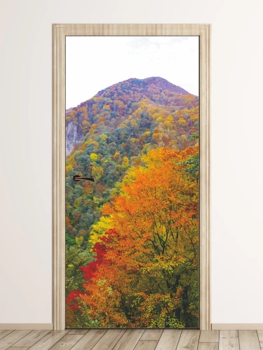 Wallpaper For Doors Autumn In The Mountains Fp 6076