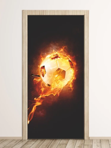 Wallpaper For Doors Soccer Fp 6090